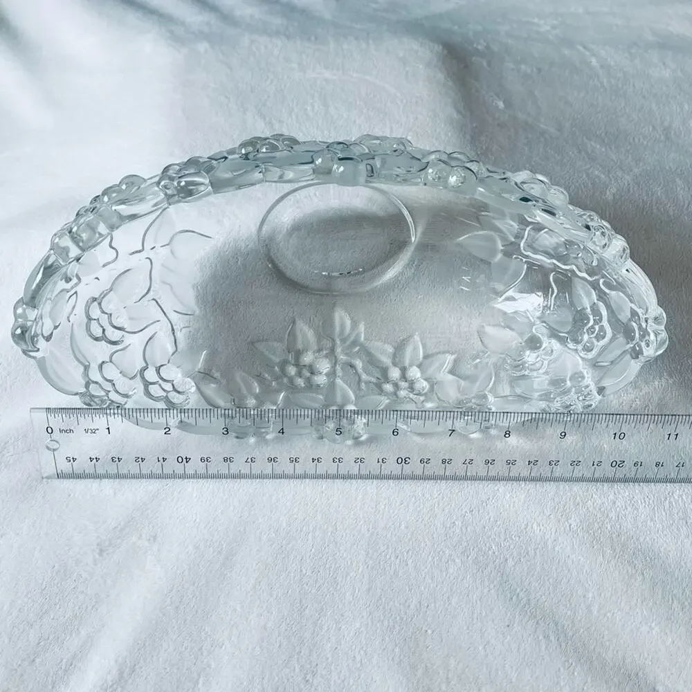 Vtg Mikasa Floral Crystal 